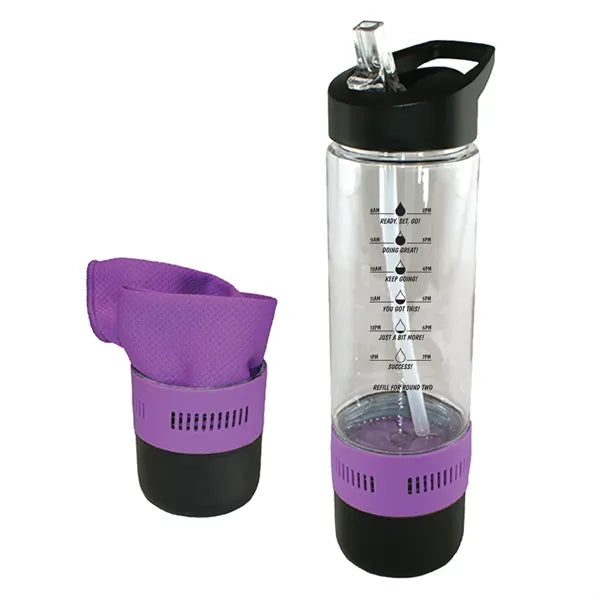 17 oz. Co-Poly Bottle with Cooling Towel