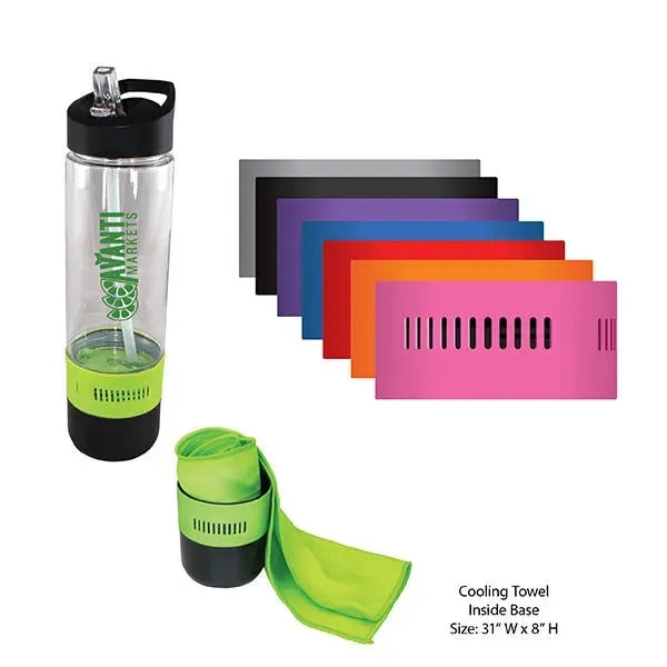 17 oz. Co-Poly Bottle with Cooling Towel