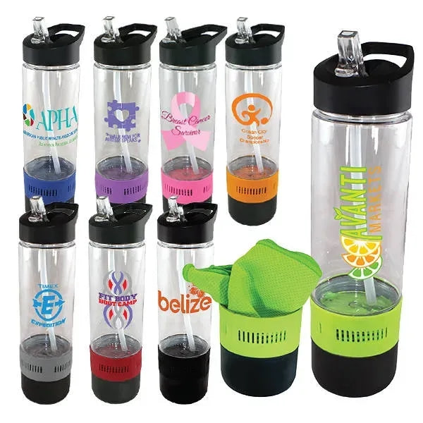 17 oz. Co-Poly Bottle with Cooling Towel