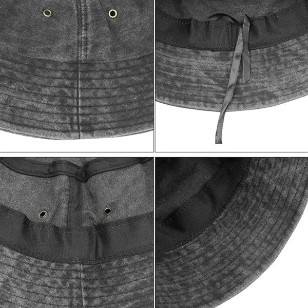 Washed Cotton Bucket Hat