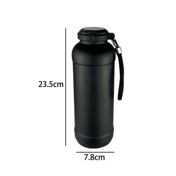 21 oz. Stainless Steel Vacuum Insulated Bottle with Strap