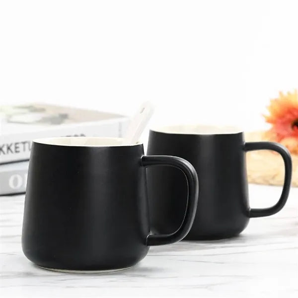 11 oz. Ceramic Mug with Modern Rounded Design