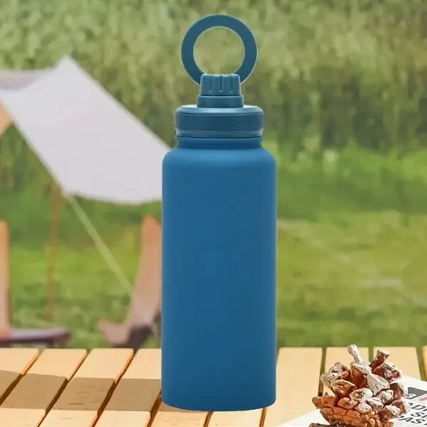 34oz. Insulated Bottle with Magnetic Phone Stand