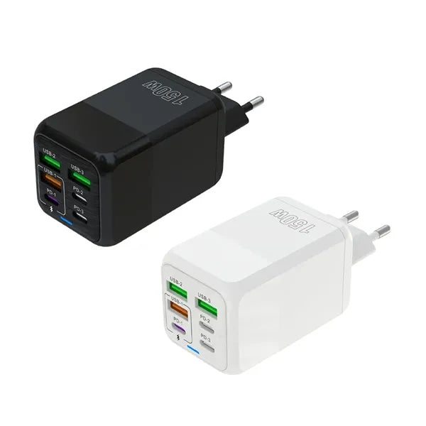 High-Speed Multi-Port Wall Charger for Quick Device Charging