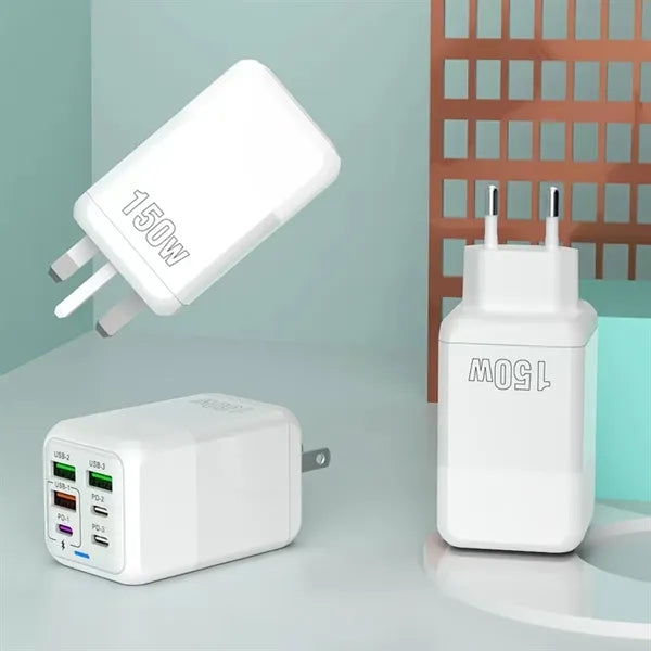 High-Speed Multi-Port Wall Charger for Quick Device Charging