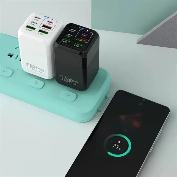 High-Speed Multi-Port Wall Charger for Quick Device Charging