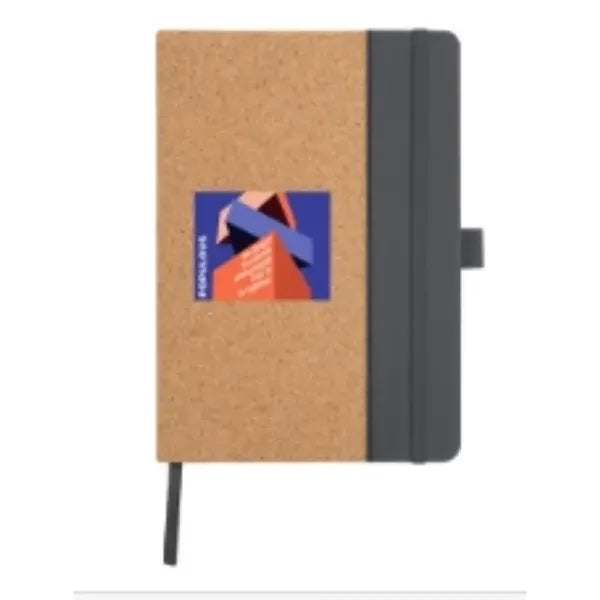 Hickory Cork & Recycled PU Notebook
