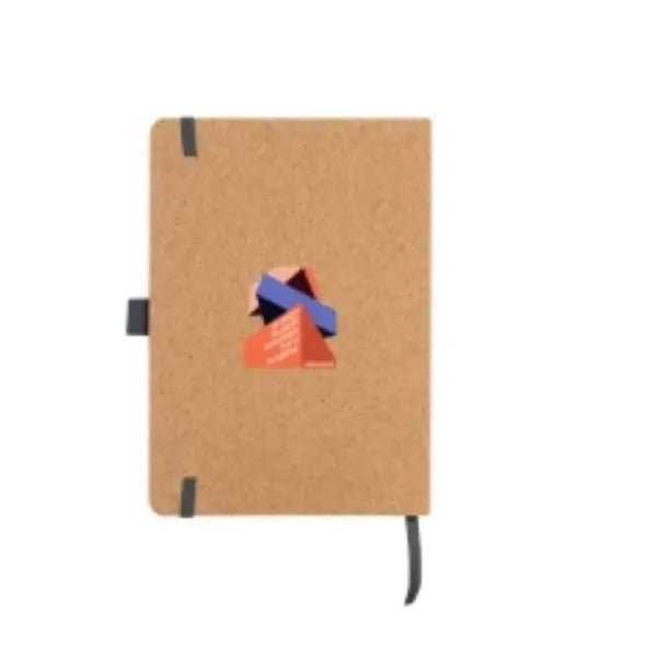 Hickory Cork & Recycled PU Notebook