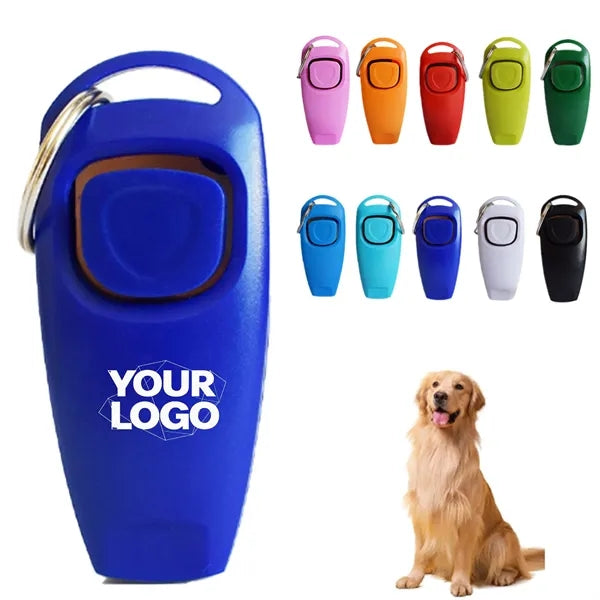2-in-1 Dog Clicker Whistle Trainer