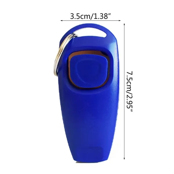 2-in-1 Dog Clicker Whistle Trainer