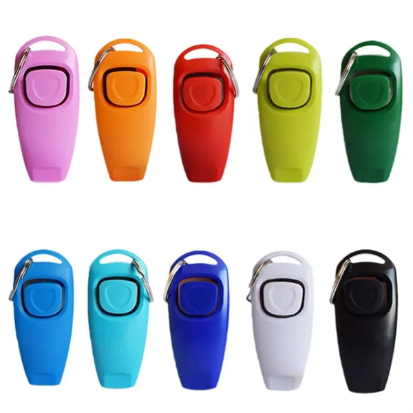 2-in-1 Dog Clicker Whistle Trainer