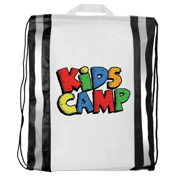 NW Reflective Drawstring Backpack, Full Color Digital