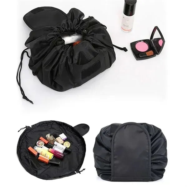 Portable Lazy Drawstring Makeup Pouch