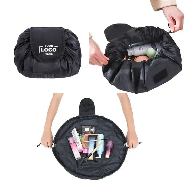 Portable Lazy Drawstring Makeup Pouch