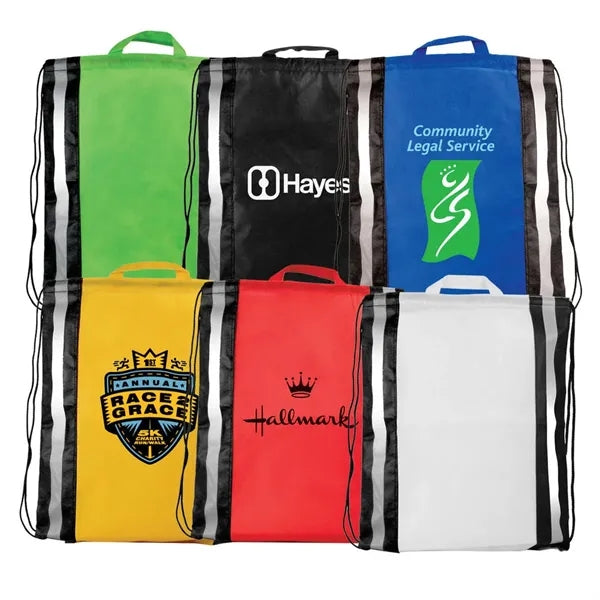 NW Reflective Drawstring Backpack