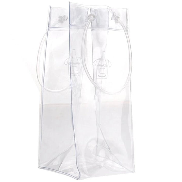 Clear PVC Wine Ice Cooler Bag