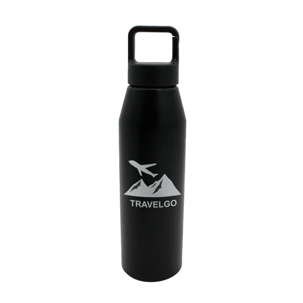 25 oz. Recycled Aluminum Bottle with Carabiner Lid