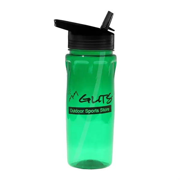 18 oz. Poly-Saver PET Bottle with Straw Cap