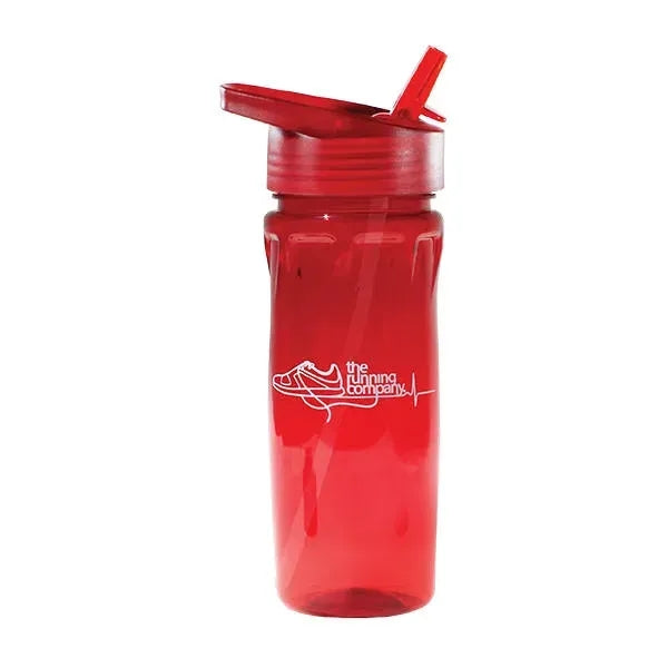 18 oz. Poly-Saver PET Bottle with Straw Cap
