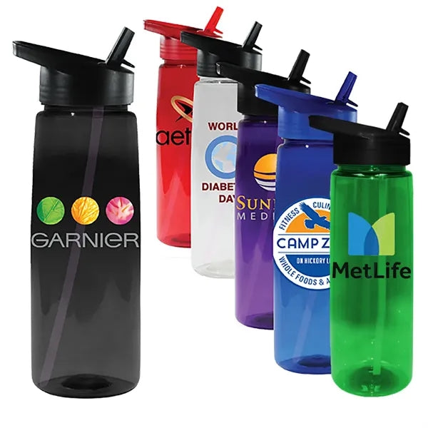 30 oz. Poly-Saver PET Bottle with Straw Cap