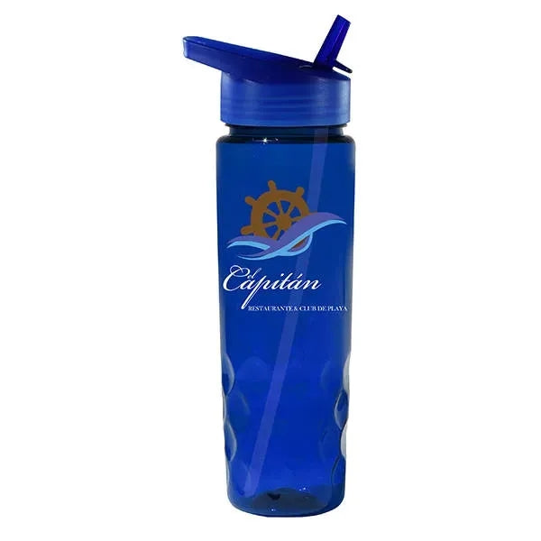 24 oz. Poly-Saver PET Bottle with Straw Cap, Full Color Digi