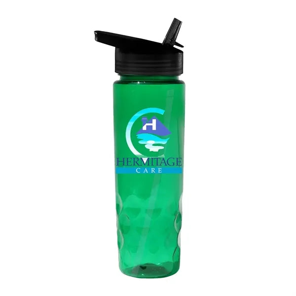 24 oz. Poly-Saver PET Bottle with Straw Cap, Full Color Digi