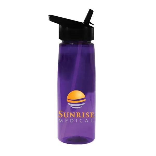 30 oz. Poly-Saver PET Bottle with Straw Cap, Full Color Digi