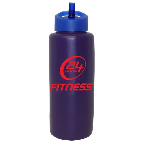32 oz. Grip Bottle with Straw Cap Lid