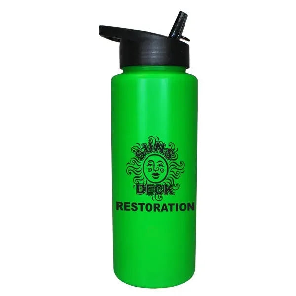 32 oz. Sports Bottle with Straw Cap Lid