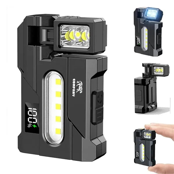 Rotatable Magnetic EDC Flashlight
