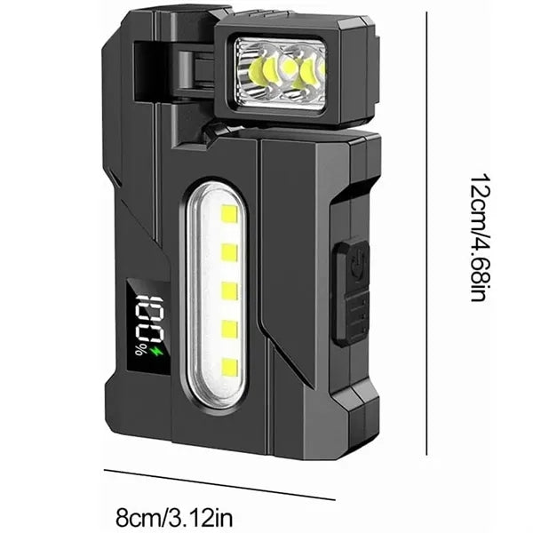 Rotatable Magnetic EDC Flashlight