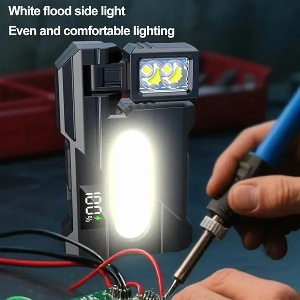 Rotatable Magnetic EDC Flashlight
