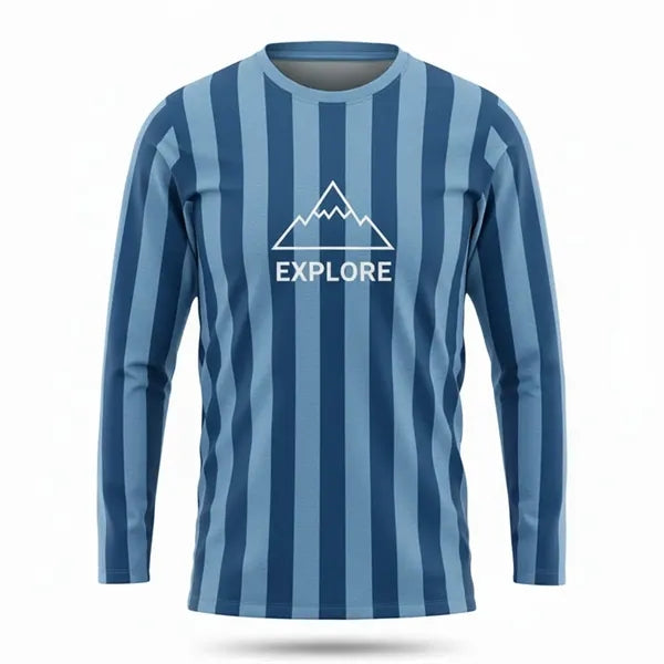 Milk Silk Sublimated Long Sleeve Unisex T-Shirt 180G