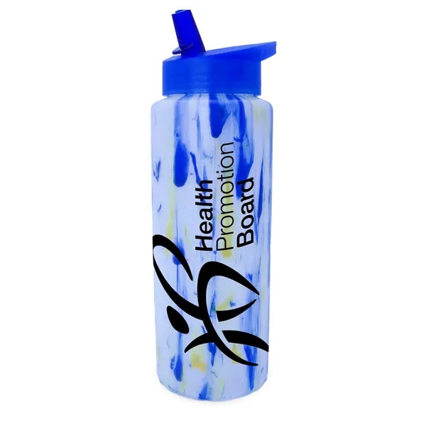 32 oz. Confetti Sports Bottle with Straw Cap Lid