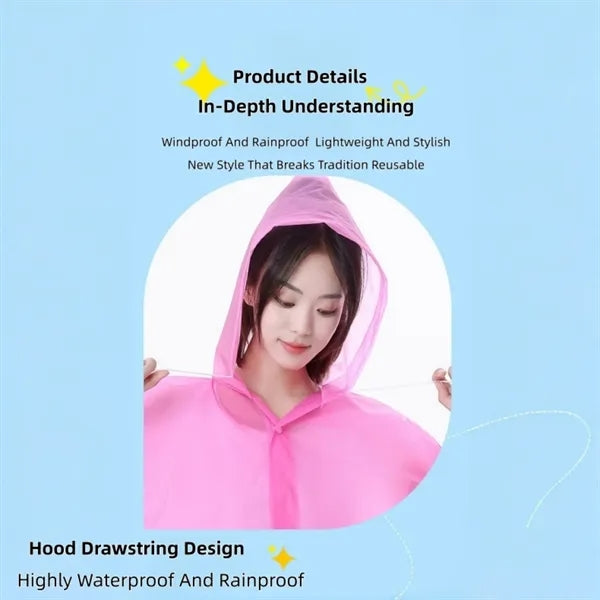 EVA Raincoat Poncho
