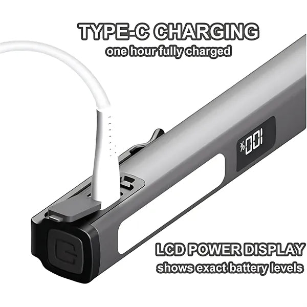 USB Rechargeable Pen Flashlight w/ Clip - Multi-Use Design