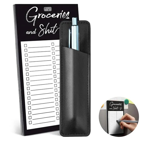 Magnetic Memo Notepad w/ Pen Holder