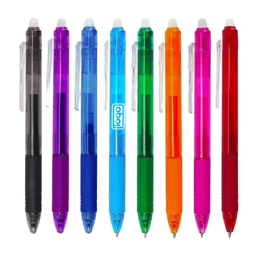 Colorful Retractable Erasable Gel Pens