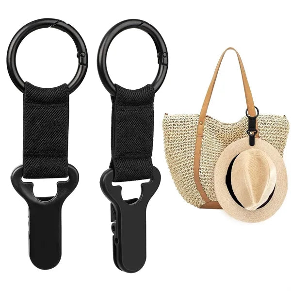 2PCS Portable Metal Hat Clips