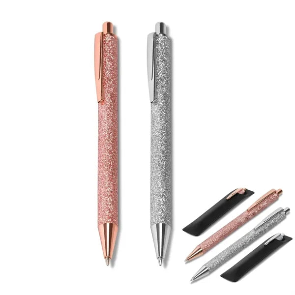 Alloy Retractable Glittering Pen