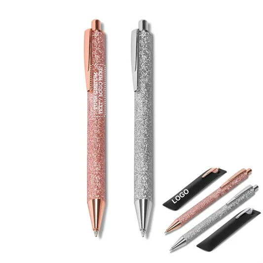 Alloy Retractable Glittering Pen