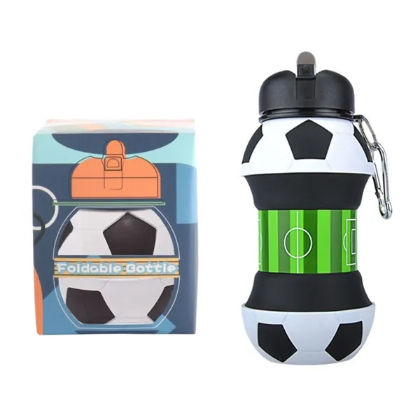 Football Retractable Water Bottle