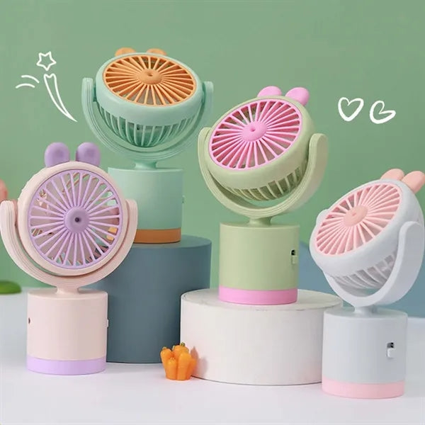 Party favors angle adjustable portable handheld desk fan