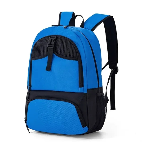 Water-Resistant Sports Backpack With Shoe Compartment