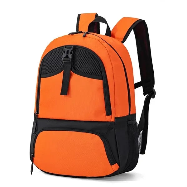 Water-Resistant Sports Backpack With Shoe Compartment
