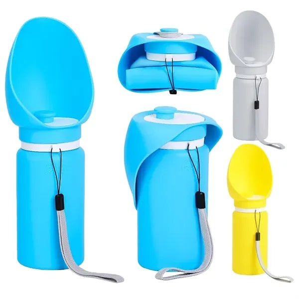 Foldable Silicone Dog Water Bottle