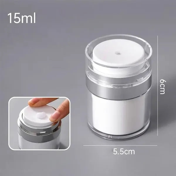 Airless Pump Jar Vacuum Bottle Travel Lotion Container