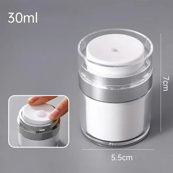 Airless Pump Jar Vacuum Bottle Travel Lotion Container