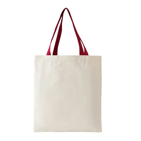 12oz Multi-Color Handheld Cotton Canvas Tote Bag