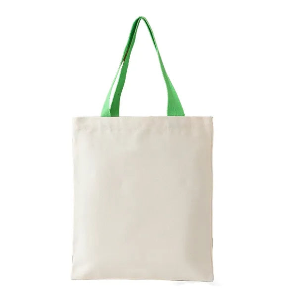 12oz Multi-Color Handheld Cotton Canvas Tote Bag